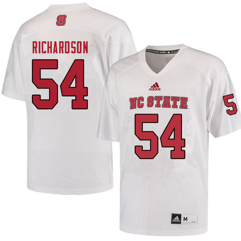 Men #54 Will Richardson NC State Wolfpack College Football Jerseys Sale-Red